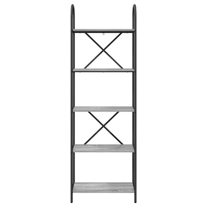 vidaXL Bookshelf Grey Sonoma 60 x 30 x 183 cm Engineered wood
