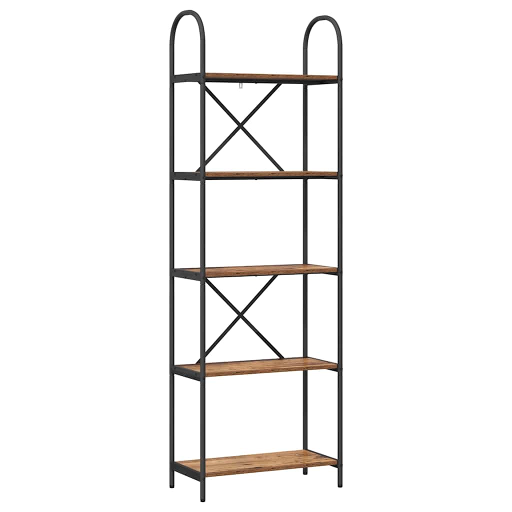 vidaXL Bookshelf Old Wood 60 x 30 x 183 cm Engineered wood