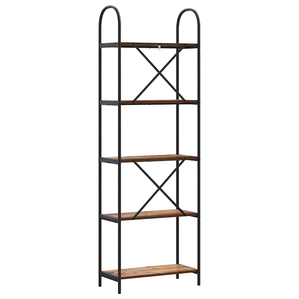 vidaXL Bookshelf Old Wood 60 x 30 x 183 cm Engineered wood