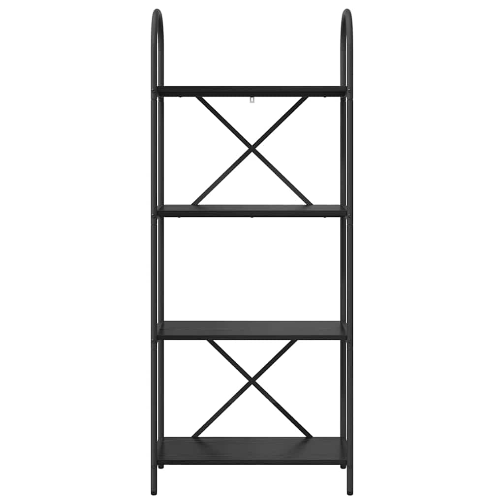 vidaXL Bookshelf Black Oak 60 x 30 x 146 cm Engineered wood