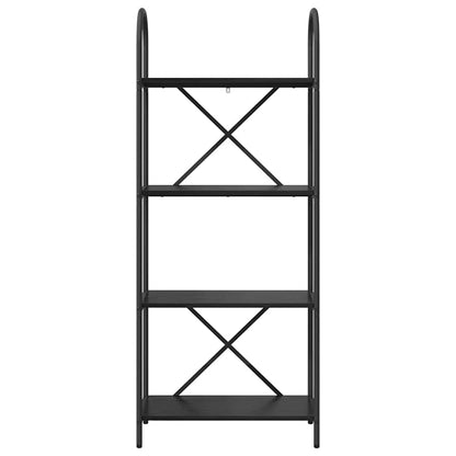vidaXL Bookshelf Black Oak 60 x 30 x 146 cm Engineered wood