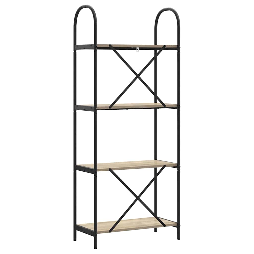 vidaXL Bookshelf Sonoma Oak 60 x 30 x 146 cm Engineered wood