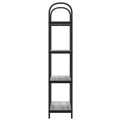 vidaXL Bookshelf Grey Sonoma 60 x 30 x 146 cm Engineered wood