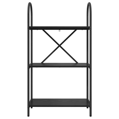 vidaXL Bookshelf Black Oak 60 x 30 x 109 cm Engineered wood