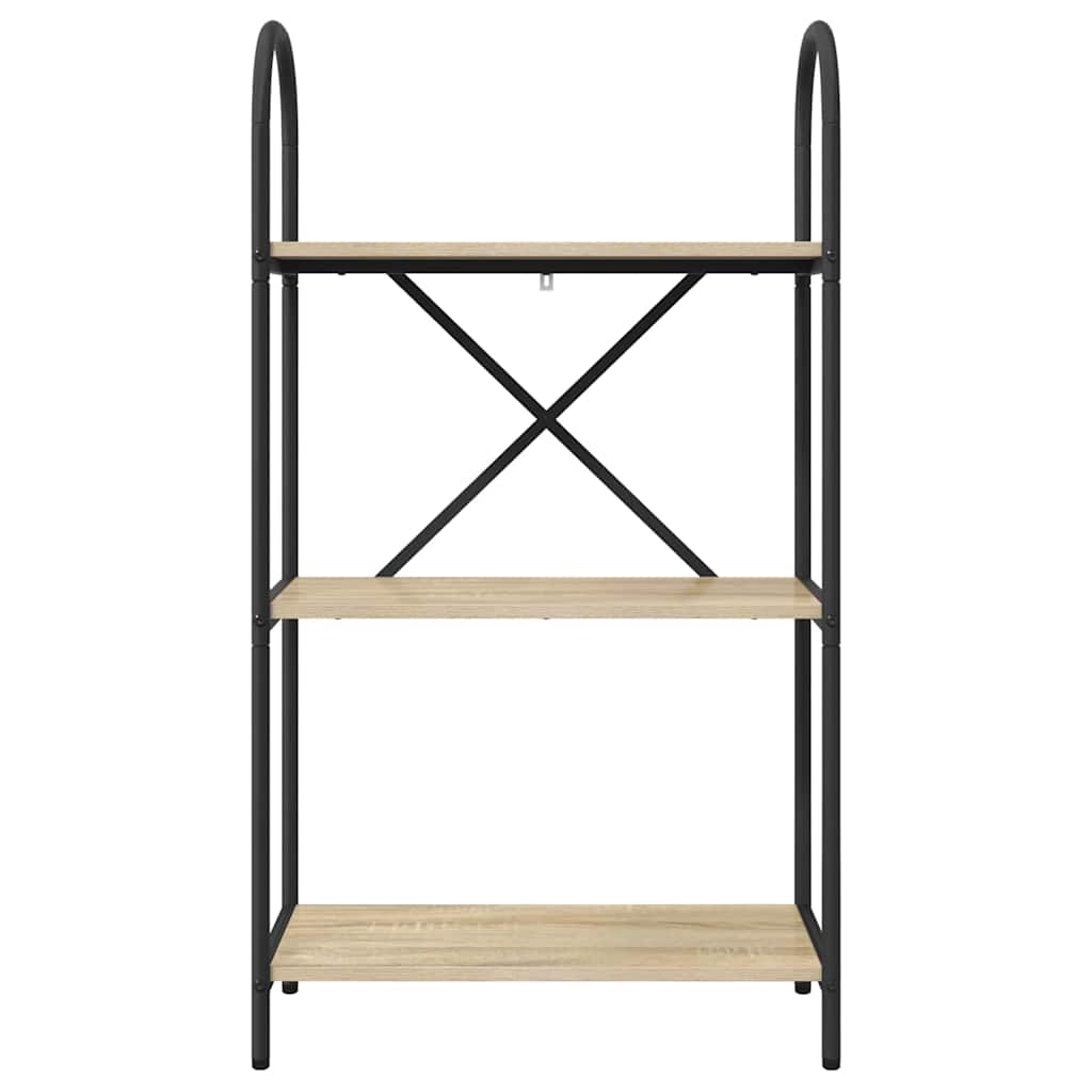 vidaXL Bookshelf Sonoma Oak 60 x 30 x 109 cm Engineered wood