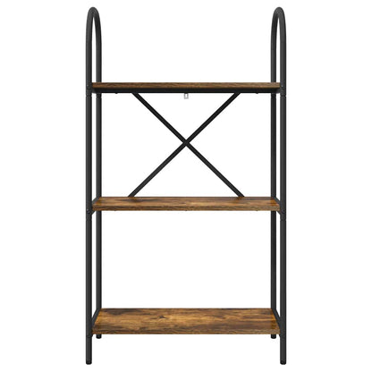 vidaXL Bookshelf Smoked Oak 60 x 30 x 109 cm Engineered wood