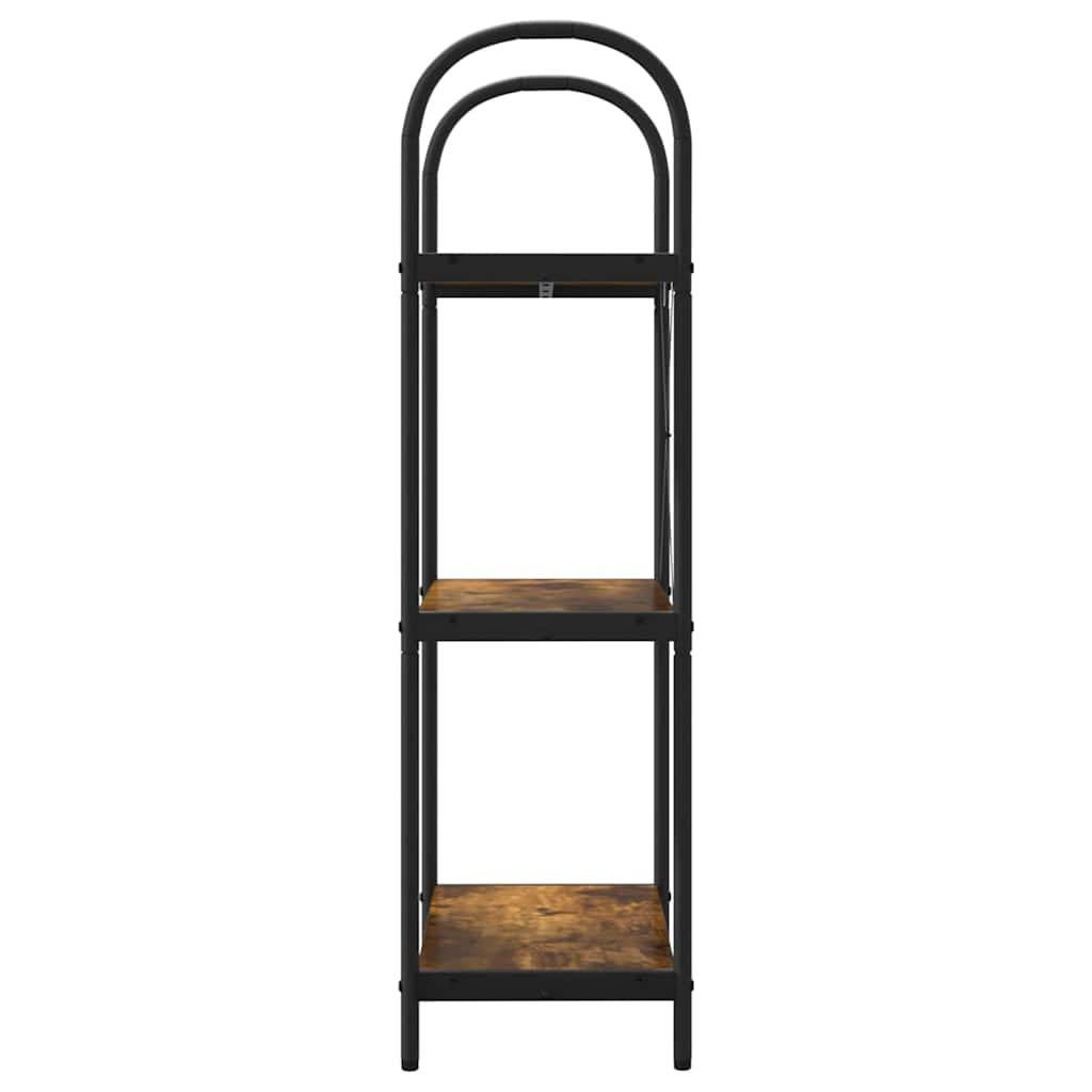 vidaXL Bookshelf Smoked Oak 60 x 30 x 109 cm Engineered wood