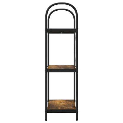 vidaXL Bookshelf Smoked Oak 60 x 30 x 109 cm Engineered wood