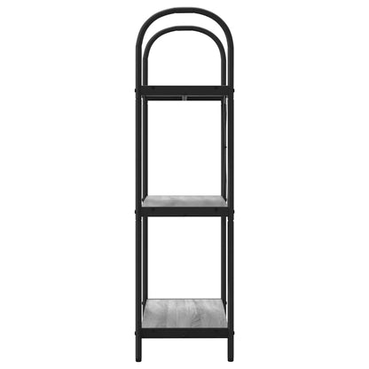 vidaXL Bookshelf Grey Sonoma 60 x 30 x 109 cm Engineered wood