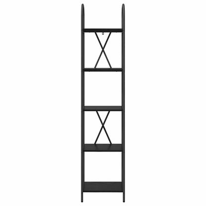 vidaXL Bookshelf Black Oak 40 x 30 x 183 cm Engineered wood