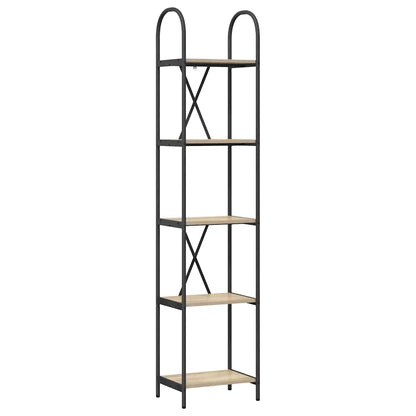 vidaXL Bookshelf Sonoma Oak 40 x 30 x 183 cm Engineered wood
