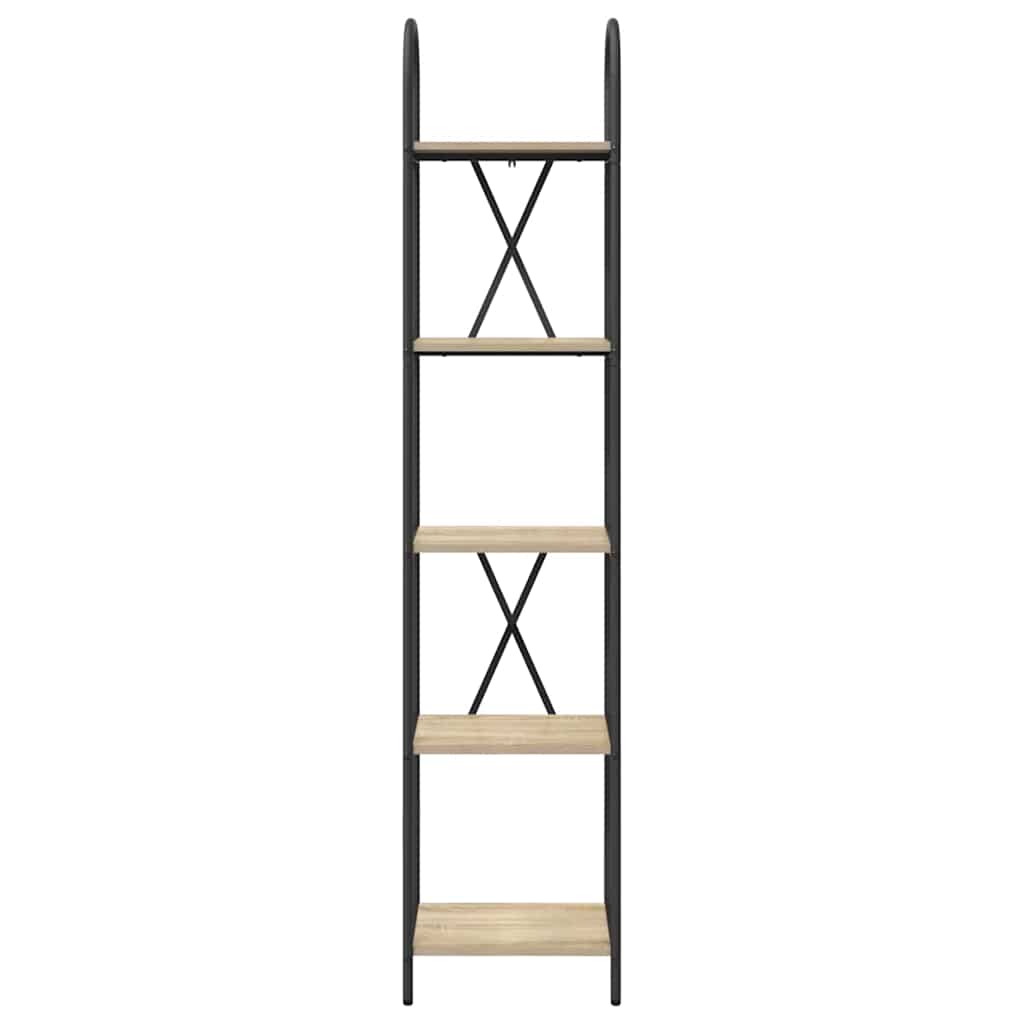 vidaXL Bookshelf Sonoma Oak 40 x 30 x 183 cm Engineered wood