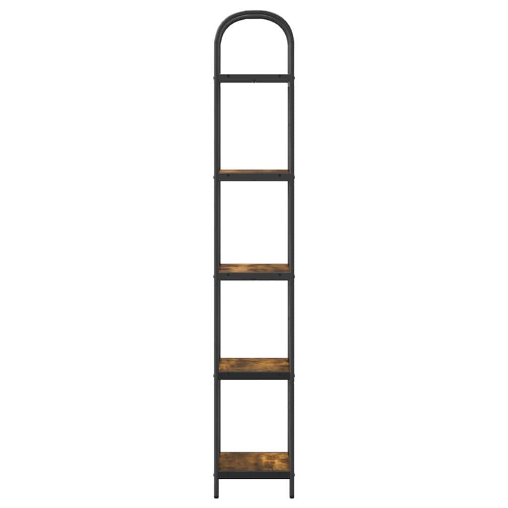 vidaXL Bookshelf Smoked Oak 40 x 30 x 183 cm Engineered wood