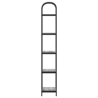 vidaXL Bookshelf Grey Sonoma 40 x 30 x 183 cm Engineered wood