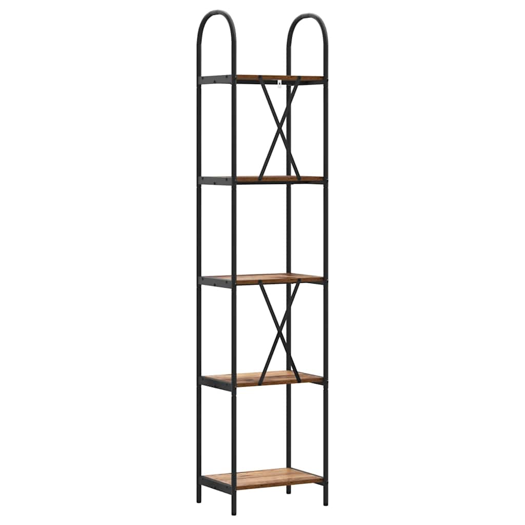 vidaXL Bookshelf Old Wood 40 x 30 x 183 cm Engineered wood