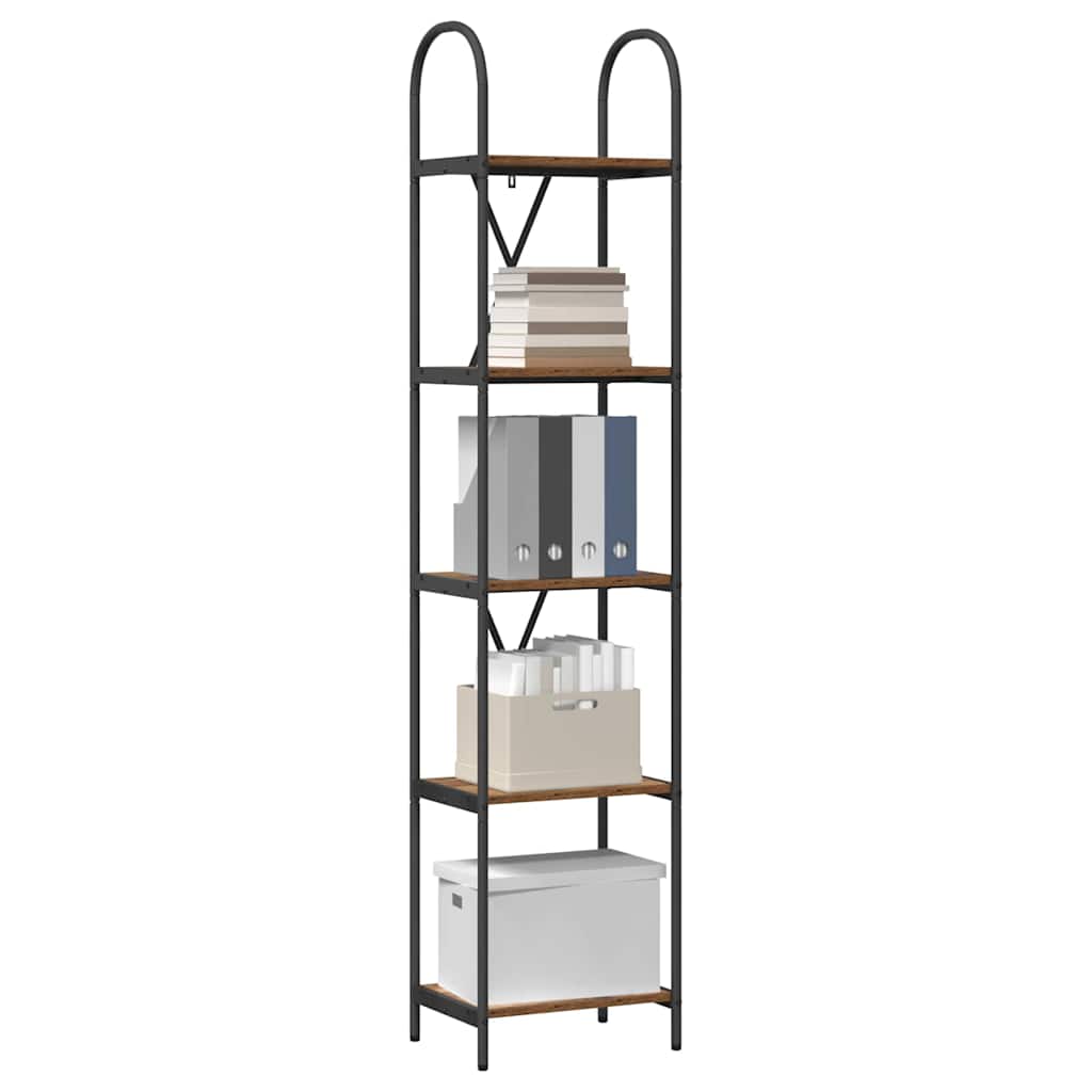 vidaXL Bookshelf Old Wood 40 x 30 x 183 cm Engineered wood