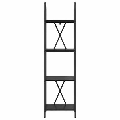 vidaXL Bookshelf Black Oak 40 x 30 x 146 cm Engineered wood