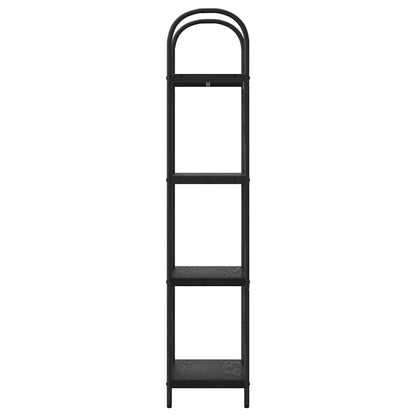 vidaXL Bookshelf Black Oak 40 x 30 x 146 cm Engineered wood