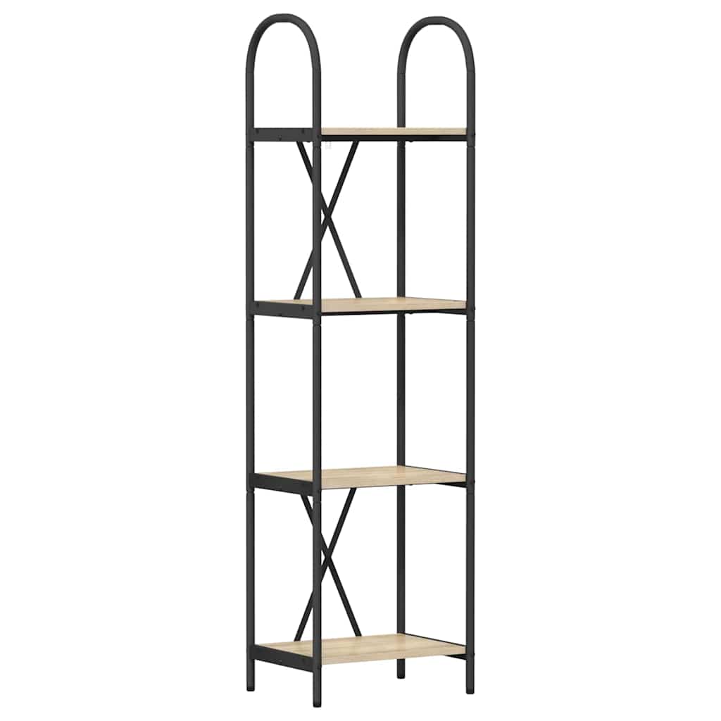 vidaXL Bookshelf Sonoma Oak 40 x 30 x 146 cm Engineered wood