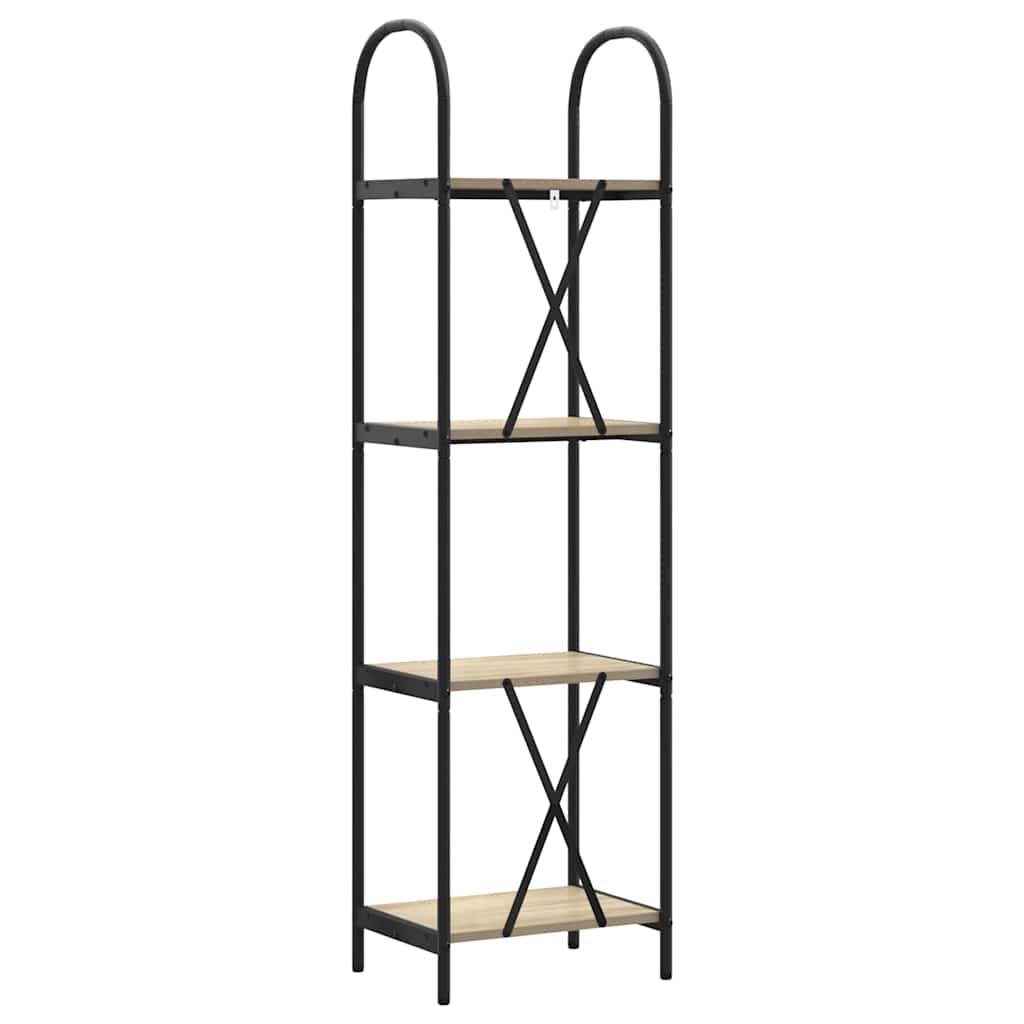 vidaXL Bookshelf Sonoma Oak 40 x 30 x 146 cm Engineered wood