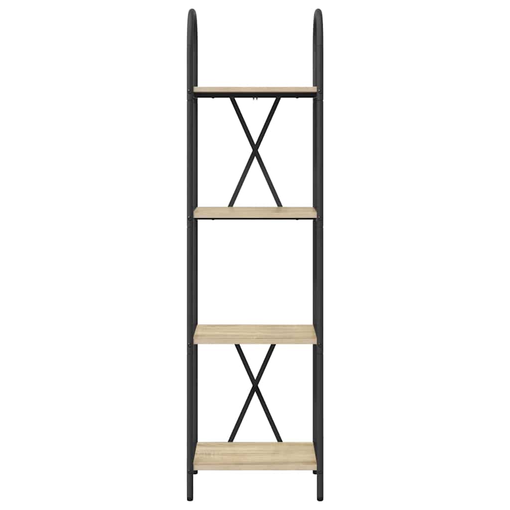 vidaXL Bookshelf Sonoma Oak 40 x 30 x 146 cm Engineered wood