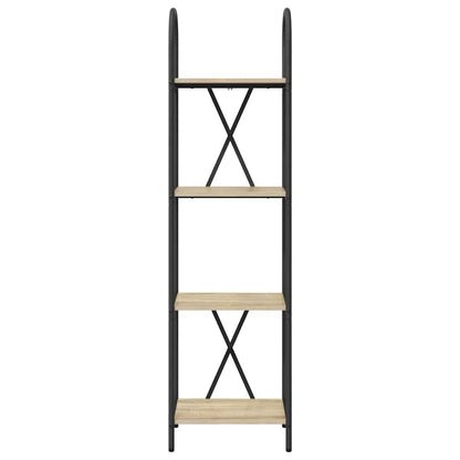 vidaXL Bookshelf Sonoma Oak 40 x 30 x 146 cm Engineered wood