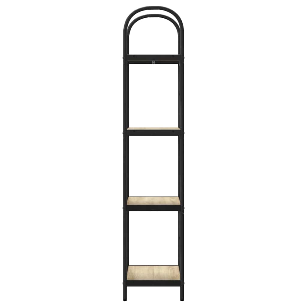 vidaXL Bookshelf Sonoma Oak 40 x 30 x 146 cm Engineered wood