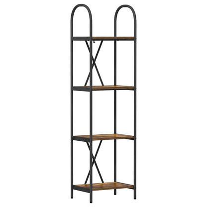 vidaXL Bookshelf Smoked Oak 40 x 30 x 146 cm Engineered wood