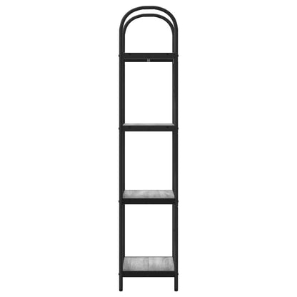 vidaXL Bookshelf Grey Sonoma 40 x 30 x 146 cm Engineered wood