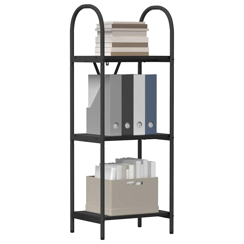 vidaXL Bookshelf Black Oak 40 x 30 x 109 cm Engineered wood