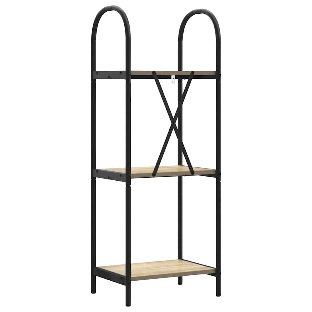 vidaXL Bookshelf Sonoma Oak 40 x 30 x 109 cm Engineered wood