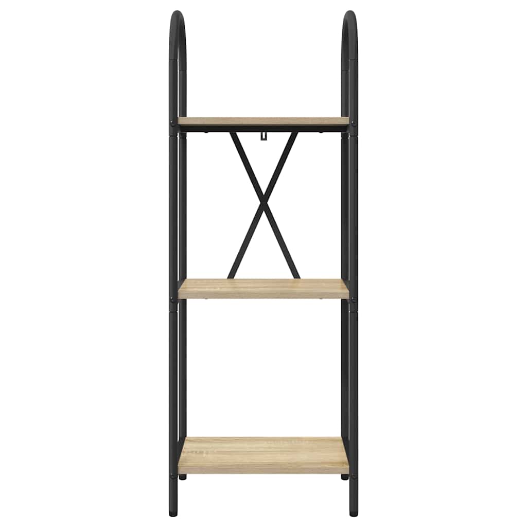 vidaXL Bookshelf Sonoma Oak 40 x 30 x 109 cm Engineered wood