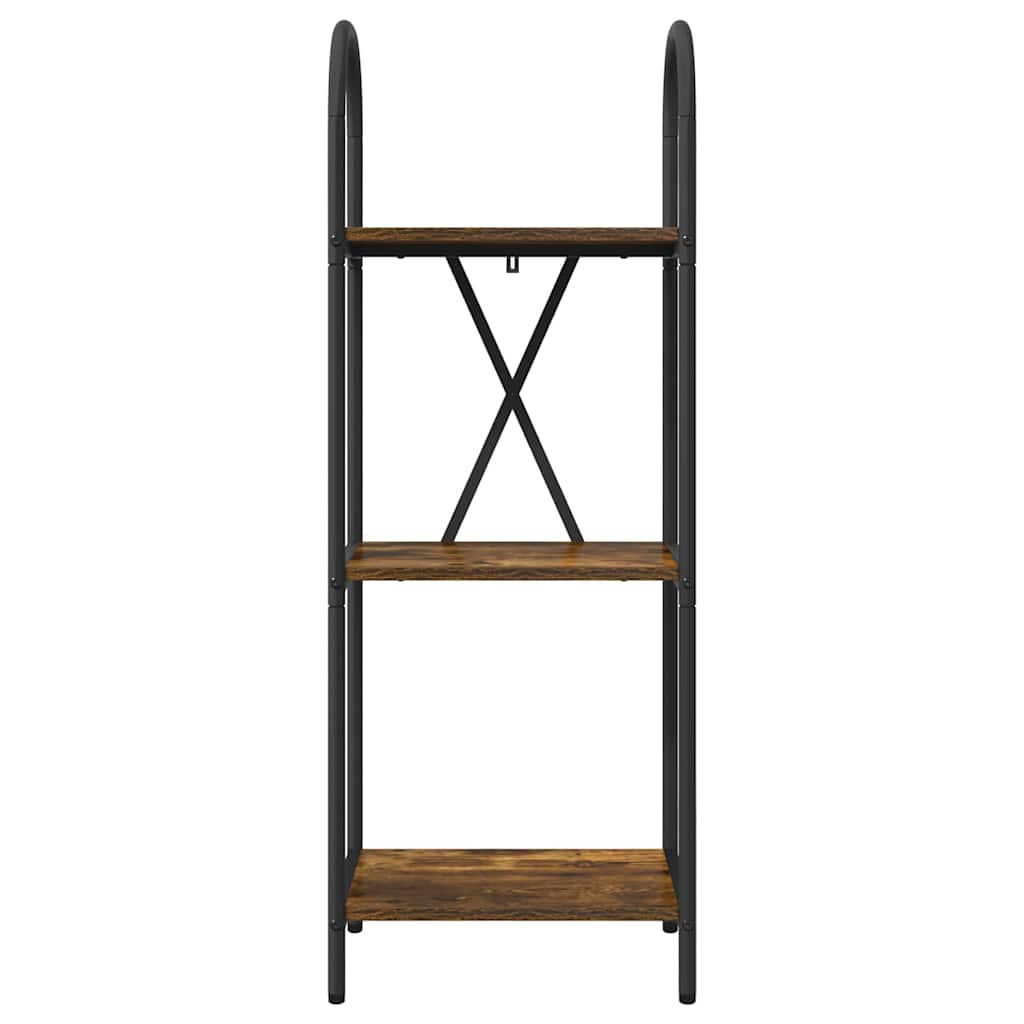 vidaXL Bookshelf Smoked Oak 40 x 30 x 109 cm Engineered wood