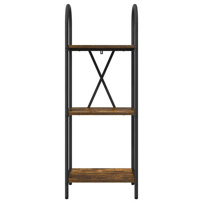 vidaXL Bookshelf Smoked Oak 40 x 30 x 109 cm Engineered wood