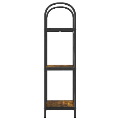 vidaXL Bookshelf Smoked Oak 40 x 30 x 109 cm Engineered wood