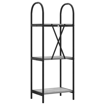 vidaXL Bookshelf Grey Sonoma 40 x 30 x 109 cm Engineered wood