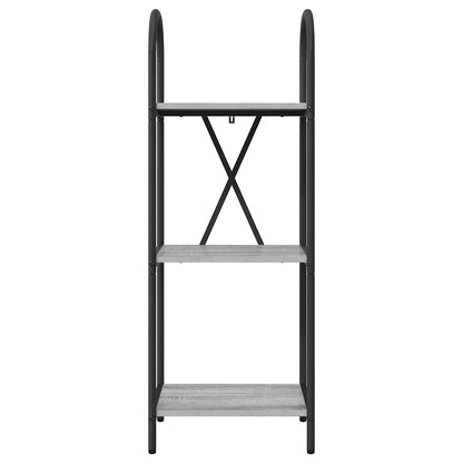 vidaXL Bookshelf Grey Sonoma 40 x 30 x 109 cm Engineered wood