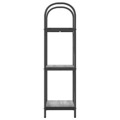 vidaXL Bookshelf Grey Sonoma 40 x 30 x 109 cm Engineered wood