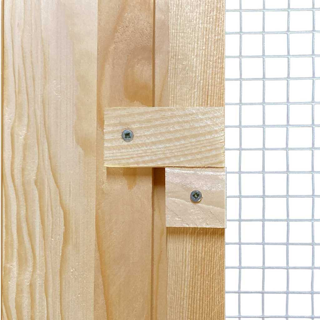 vidaXL Chicken Coop Brown 75 x 60 x 89 cm Solid Pine Wood