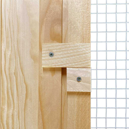 vidaXL Chicken Coop Brown 75 x 60 x 89 cm Solid Pine Wood