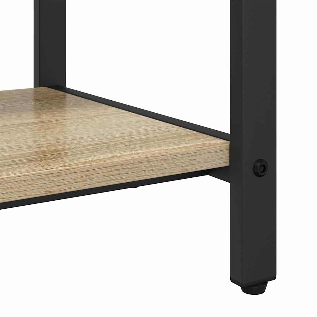 vidaXL Coat Rack Sonoma Oak 75 x 34 x 184 cm Engineered wood