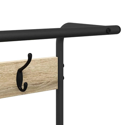 vidaXL Coat Rack Sonoma Oak 75 x 34 x 184 cm Engineered wood