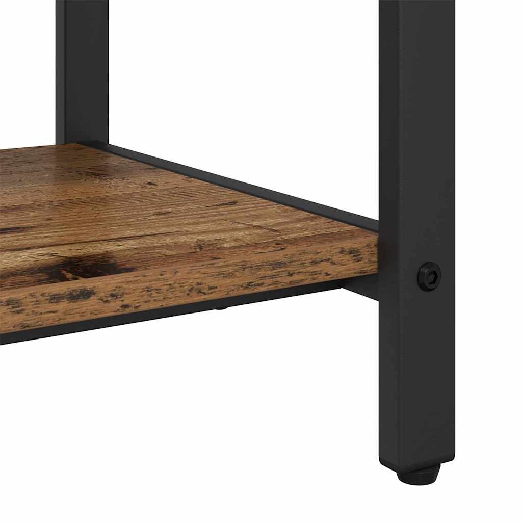 vidaXL Coat Rack with Shelf Old Wood 75 x 34 x 184 cm Engineered wood