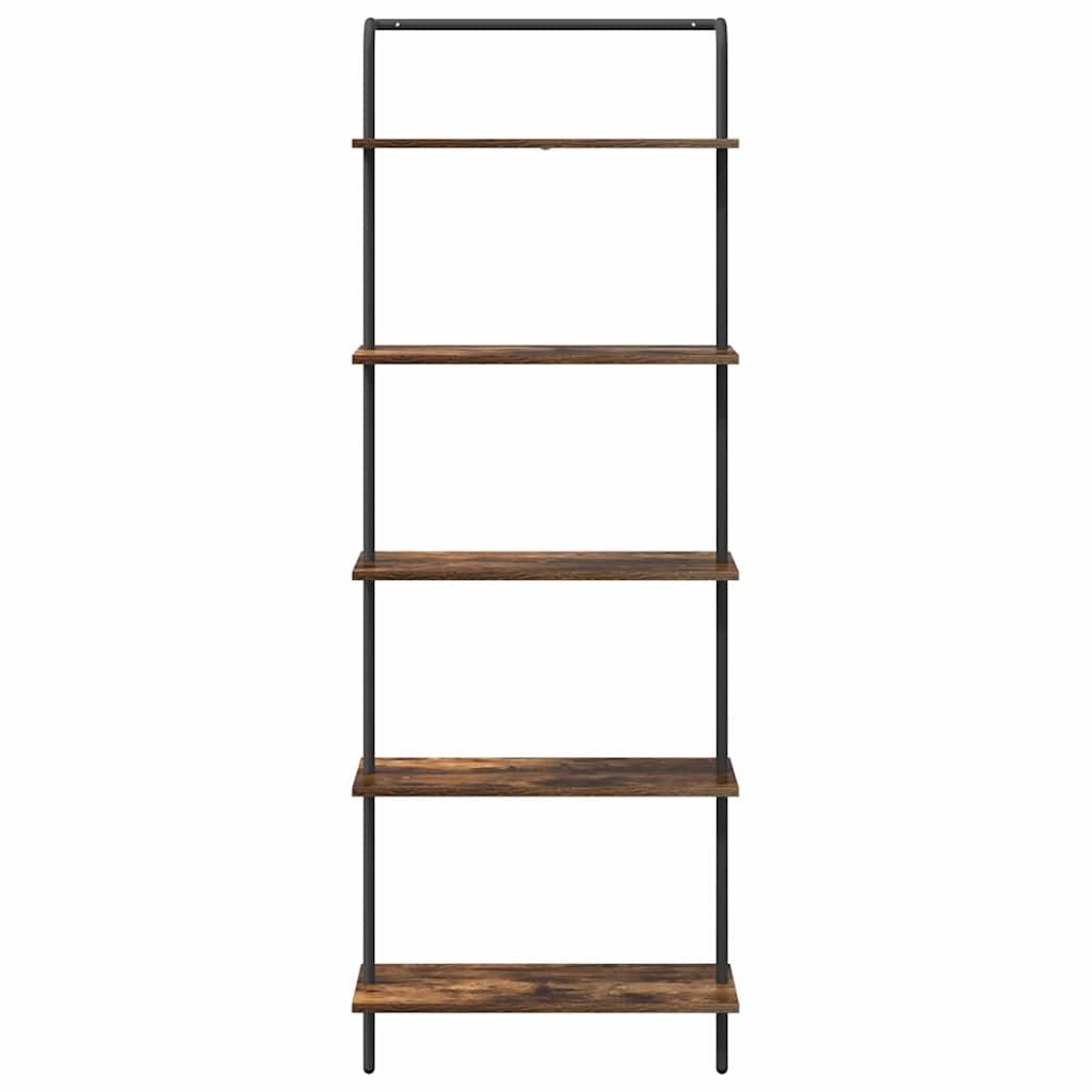 vidaXL Bookshelf Smoked Oak 60 x 24 x 168 cm Engineered wood