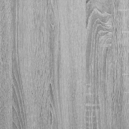 vidaXL Bookshelf 6-Tier 60 x 24 x 203 cm Engineered wood Grey Sonoma