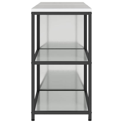 vidaXL Kitchen Storage Set HATTEM 2 pcs Silver Galvanised Steel