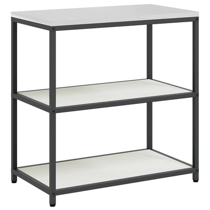 vidaXL Kitchen Storage Set HATTEM 2 pcs White Cold-rolled Steel