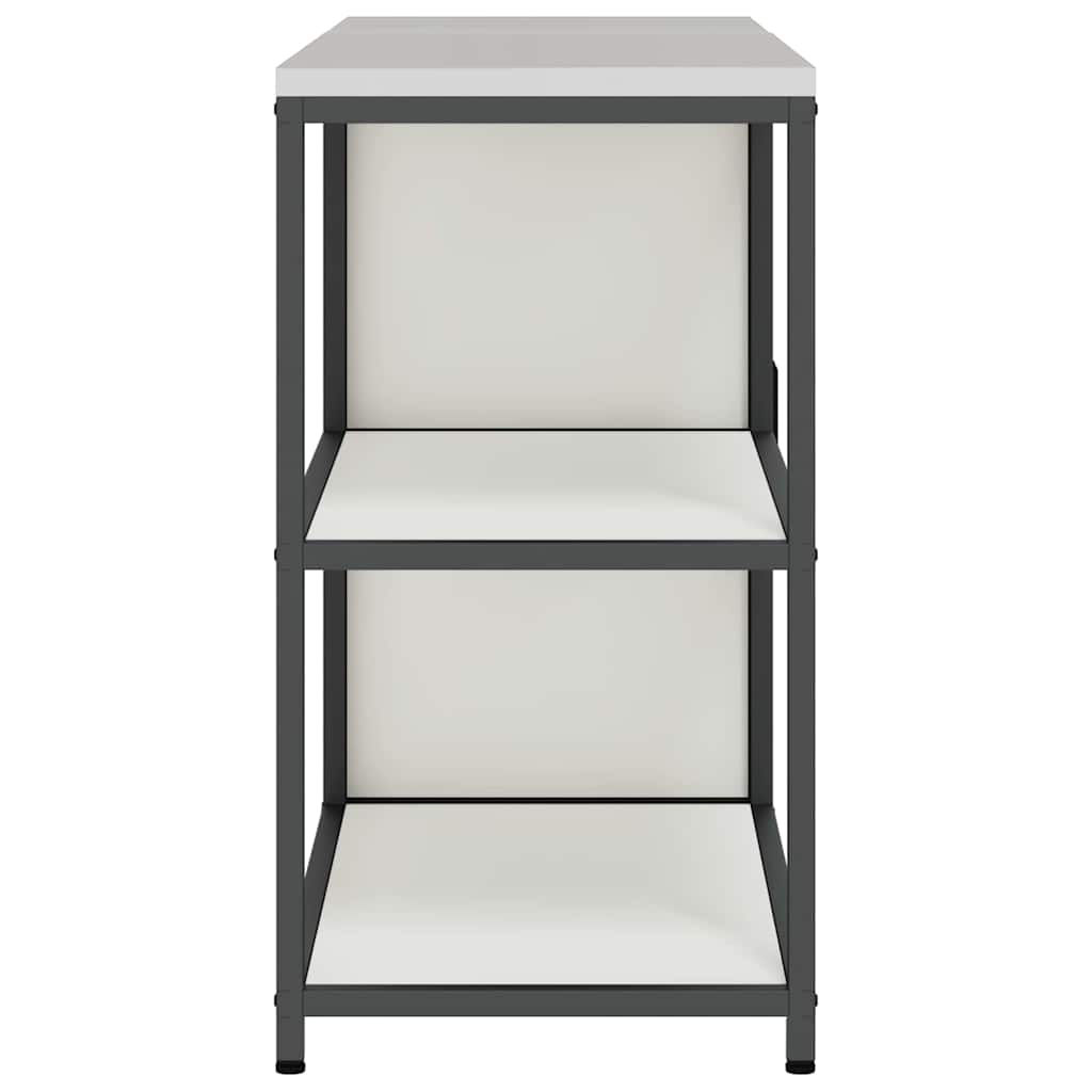 vidaXL Kitchen Storage Set HATTEM 2 pcs White Cold-rolled Steel