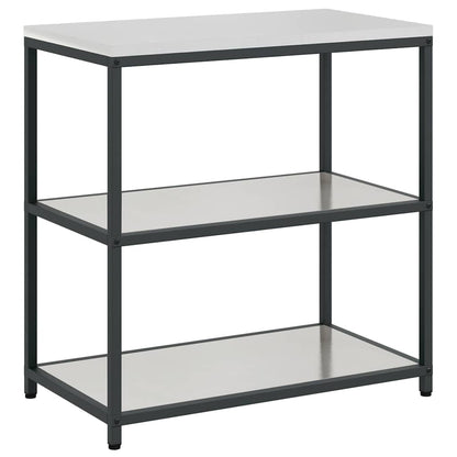 vidaXL Kitchen Storage Set HATTEM 2 pcs Silver Stainless Steel
