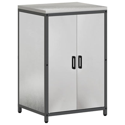 vidaXL Kitchen Storage Set HATTEM 2 pcs Silver Stainless Steel